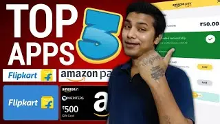 TOP 3 APPS - Free Amazon gift card earning apps 2025 | how to Get Free Amazon Flipkart Gift Cards