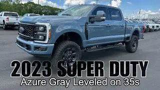 Ford F-250 Lariat 2023 года, цвет AZURE GRAY, уровень 35s, версия Covert