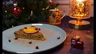 Festive Orange and Poppyseed Pie🍊✨