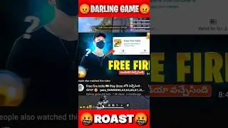 DARLING GAME AND TECH ROAST 😡 | FREE FIRE SOLLU YOUTUBER 😂 | #shorts #shortfeed #darlinggameandtech