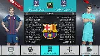 FC BARCELONA B KITS PES 2018 XBOX ONE