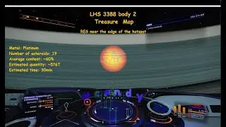 Elite Dangerous: LHS 3388 2 Haz RES 2 mapped mining Platinum
