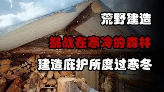 荒野建造：西伯利亚寒冬将至，在有限的时间，如何快速搭建庇护所度过寒冬。