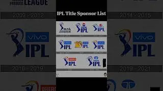 IPL Title Sponsor List 🔥