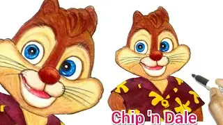 Watch Chip and Dale Rescue Rangers Movie | Disney + | How To Draw Chip and Dale and Rescue Rangers