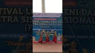 Tari kreasi daerah #shorts