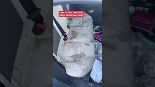 Make your car seats new again using Permanent color coat