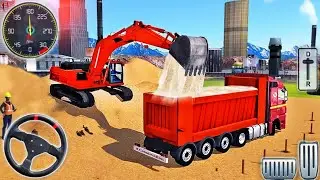 City Road Construction 3D - City Excavator Loading Simulator - Android GamePlay