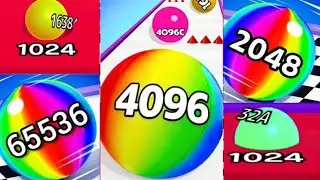 New Mode Updates | Ball Run Infinity vs Rolling Ball Run Numbers Game vs Ball Run 2048   | Max Level
