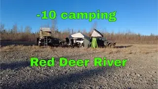 Cold Weather Camping On The Red Deer River