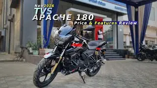 2026 TVS Apache RTR 180 2V Review 🔥 Worth Buying? Features, Mileage & Performance