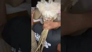 Watch My Own Blonde Knotless Braids at Home| Ft. Wavymy