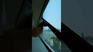 Window Cleaning ASMR: Therapeutic Inside Cleaning & Hacks with Big Apple
