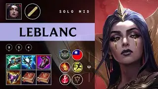 LeBlanc Mid vs Akali - TW Challenger Patch 25.23