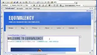 Design website in Two Minute-Adding CSS Template to ASP.NET master page