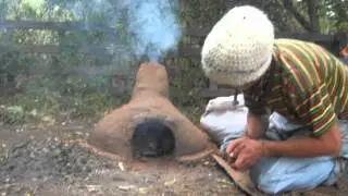 Horno de ceramica qóm , el quemado de las piezas 4to video,  autor:Jose Cañete Formosa ARG: