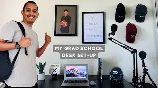 MY MINIMAL PRODUCTIVITY DESK SETUP FOR GRADUATE STUDENTS | Flexispot EG1 Standing Desk