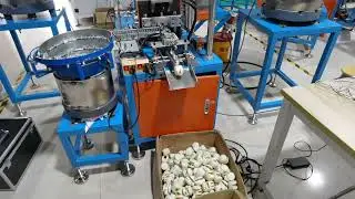 Fully automatic furniture caster assembly machine