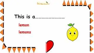 Singular and plural nouns quiz