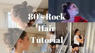 Hair Tutorial for 80's Rock Stage Show/Fancy Dress | Try out this style idea