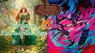 【Flesh & Blood TCG】Verdance, Thorn of the Rose  Vs. Arakni, 5L!p3d 7hRu 7h3 cR4X [No Commentary]