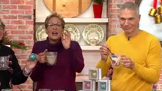 Chocolate Works 6pc Christmas Ornament Hot Cocoa Bombs in Gift Boxes on QVC