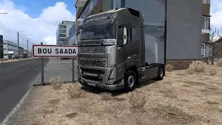 من العاصمة الى بوسعادة في محاكي الشاحنات في خريطة الجزائر ETS2 1.57