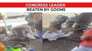 Shocking: Congress leader tied with a rope, dragged and beaten in broad daylight in Vidisha