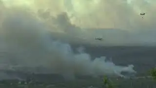 LIVE: Wildfire burns near Athens industrial zone