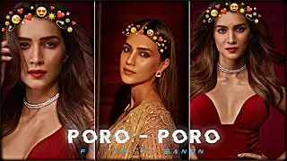 NEJ - Paro X Kriti Sanon Status | Efx Whatsapp Status | Kriti Sanon Edit | Paro Song Audio edit