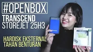[OpenBox] Transcend StoreJet 25H3, Hardisk Eksternal yang Tahan Benturan