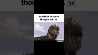 Honestly Thought He Bit Something Else #shorts #godzilla #minilla #memes