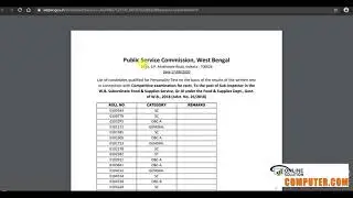 wbpsc food si result news,Wbpsc requirement 202,wbpsc update,west bengal job vacancy,Wbpsc food si