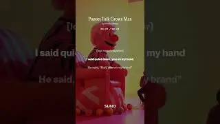 Puppet Talk Grown Man #lyrics#funnylyrics#puppet talk#goofy song