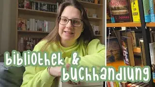 BIBLIOTHEKSBESUCH UND BUCHHANDLUNG | VLOG | inlovewithpi