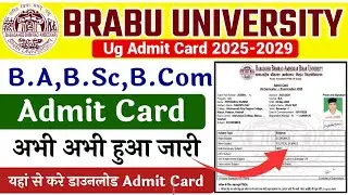 bihar University admit card download|brabu semester 1 admit card|brabu admit card download|brabu