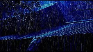 Intense Cabin Rain with Deep Thunder for Deep Sleep