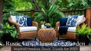 Rustic Luxe: Chinoiserie Style Garden Inspired Decor Ideas for Modern Sophistication in 2025