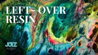 Use left over resin for more art | Oil Paint in epoxy resin