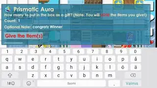Jamew7 [ Prismatic Aura ] Giveaway Winners! Omg - Growtopia