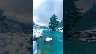 Sukoon 🥶❣️ #travel #reels #mountains #snow #kashmir #vlog #nature #beautiful #sonmarg