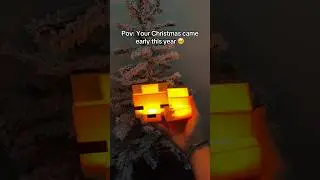 I&rsquo;m literally obsessed with this minecraft fox lamp ☺️🦊❤️