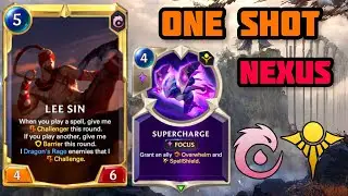 This Lee Sin Deck Will ONE SHOT The Nexus!  | Legends of Runeterra