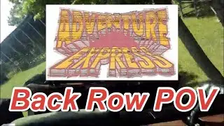 Adventure Express Back Row POV Kings Island