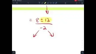 Chapter 9B FAQ #3 Using the Quadratic Formula