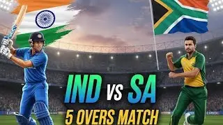 India Vs South Africa 5 Overs Match in sachin saga pro cricket JUBILEE CUP(Match 2)#cricketournament