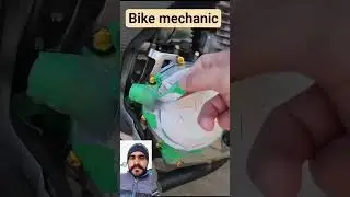 Bike mechanic New Trick Video #bikemechanic #viralshorts #likeforlikes #bikelover #bikelife #modifie