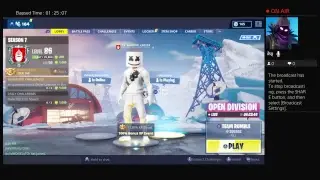 Fortnite stage 4 SnowFall Skin with oddfellow 215 Gaming Come join !