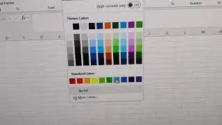 Как изменить цвет ячейки на светло-голубой в MS Excel