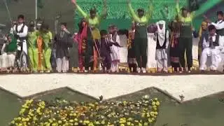 High flying Pakistan Flag hoisted at Ganda Singh Wala on Pak-India border